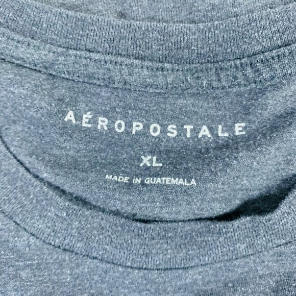 Aeropostale VTG New York City Graphic TShirt XL Gray 5 Boroughs Single Stitch - Picture 3 of 8